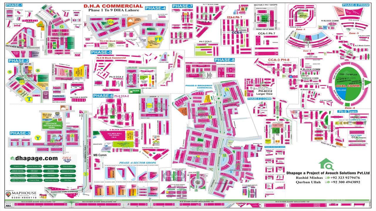 DHA Lahore Phase 1-9 Commercial