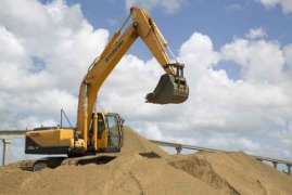 Sand in construction