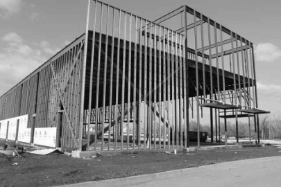Steel frame construction